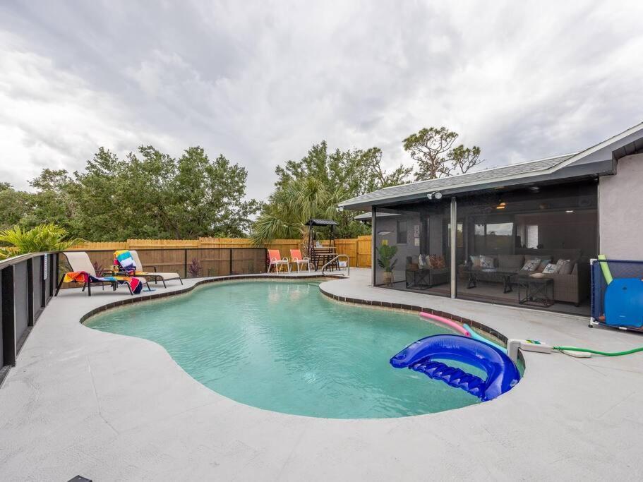 Englewood, Manasota Keys - 2 Bedroom Luxury Villa, Pool, Game Room, 6 Min To Beaches Next To Canal Exteriör bild